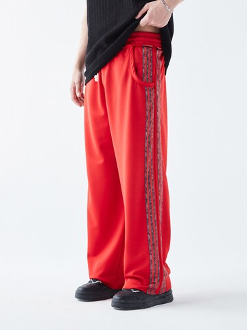 Wide Leg Pantalon 'Santa Clarita' VAMOS CLO en rouge