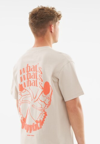 Johnny Urban T-Shirt 'Sammy Schmetterling' in Beige