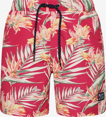 Superdry Board Shorts in Red: front