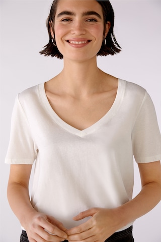 OUI Koszulka 'CARLI' w kolorze biały