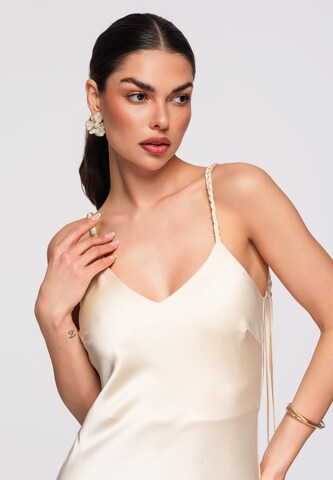 Robe de soirée Ombre en beige