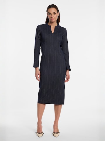 Ana Alcazar Jurk in Blauw: voorkant