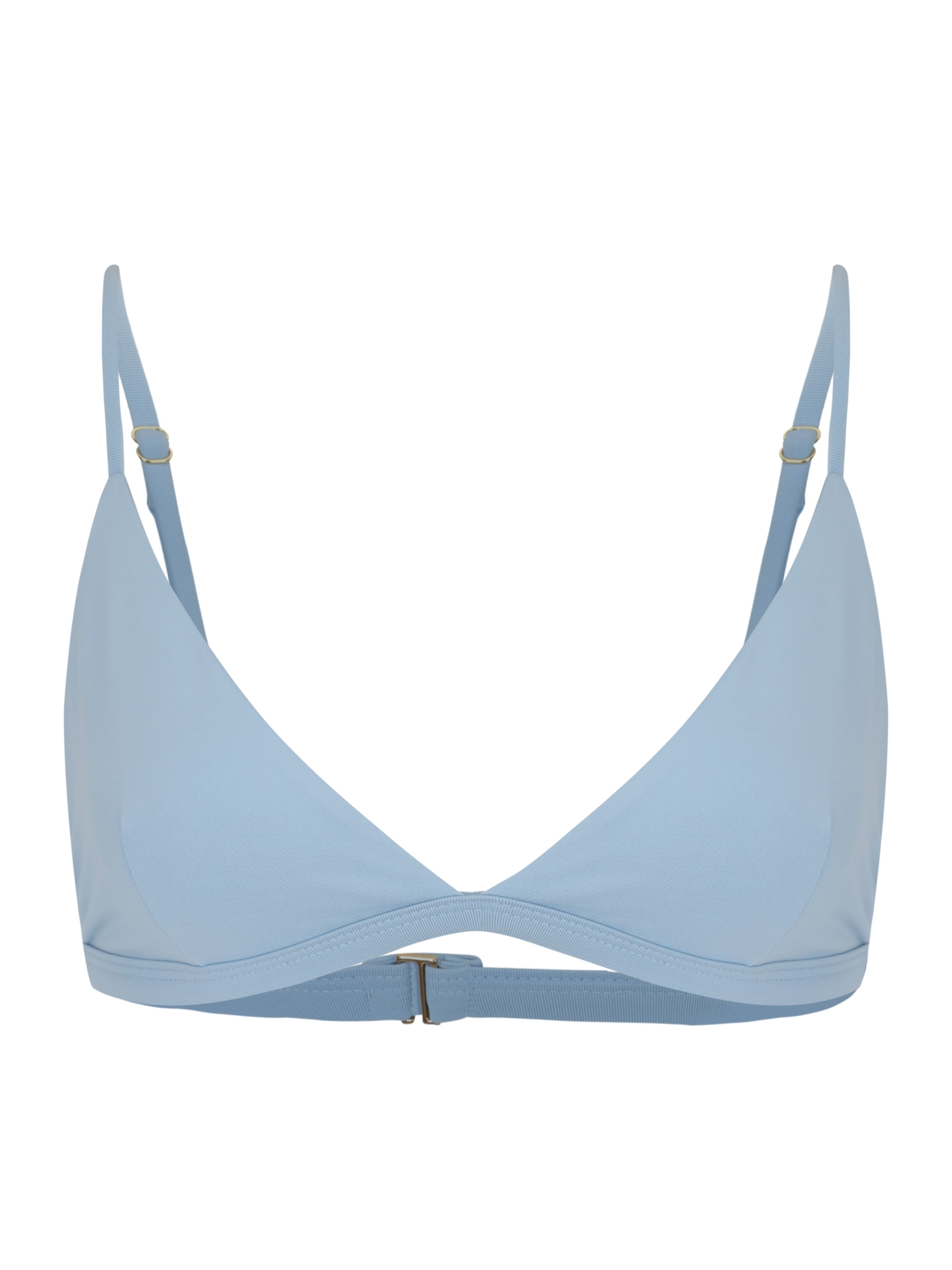 ReBirth Studios x Bionda Сутиен с триъгълни чашки Горнище на бански 'Melina' в синьо: отпред