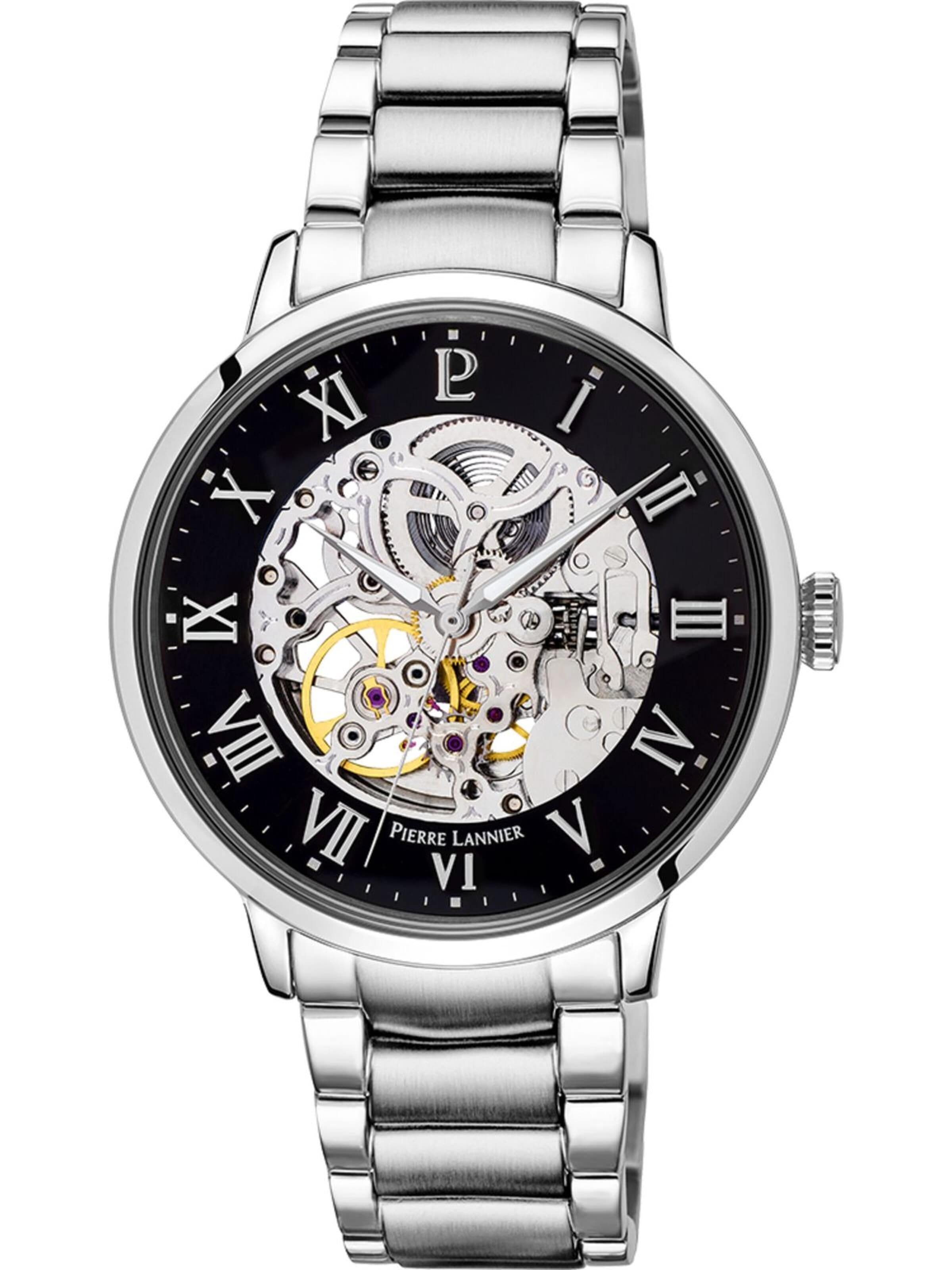 Pierre Lannier Analoog horloge 'Automatic watch Automatic' in Zwart