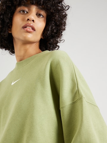 Nike Sportswear Tréning póló 'Phoenix Fleece' - zöld