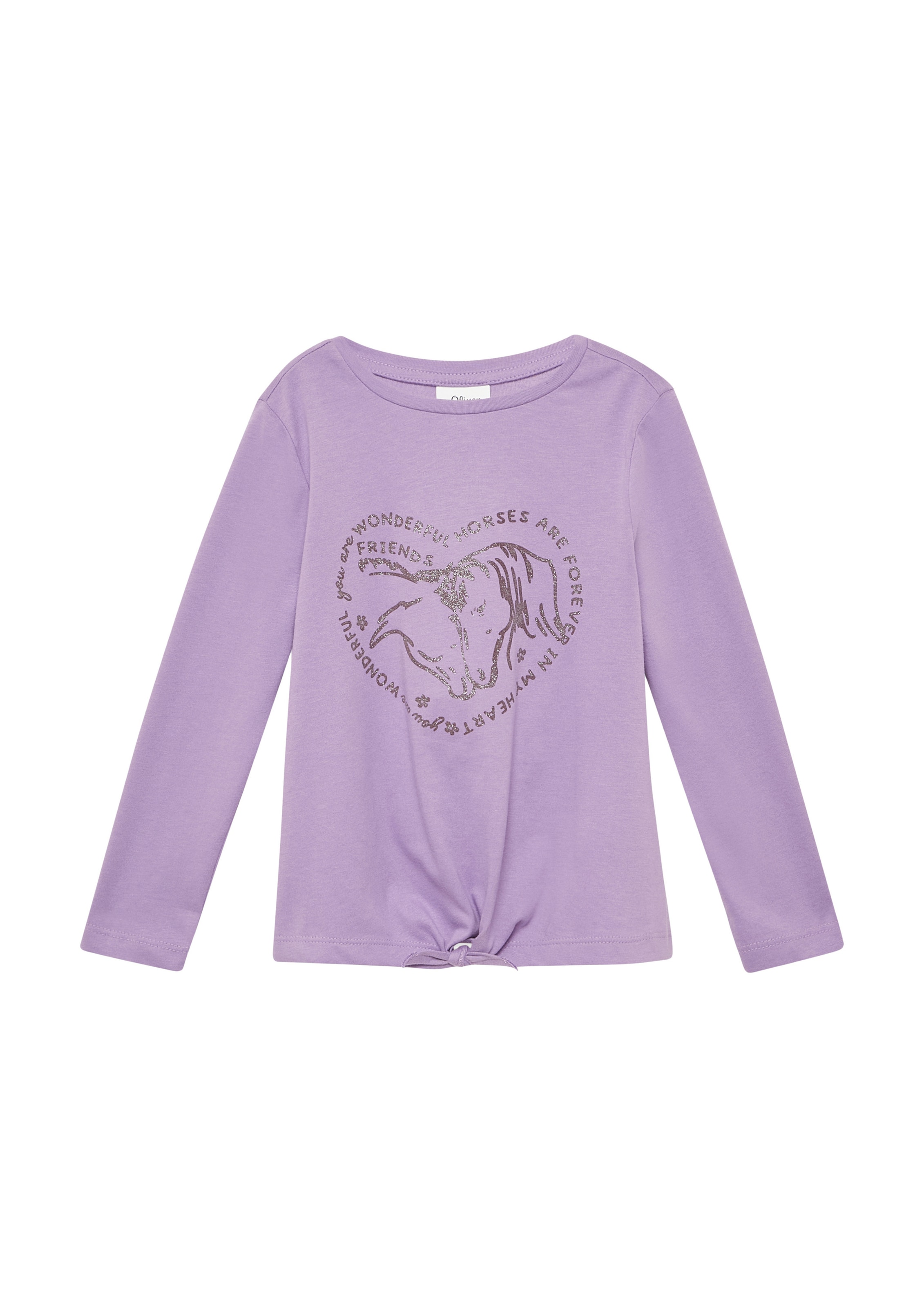 T-Shirt s.Oliver en violet : devant