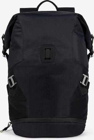 Piquadro Rucksack in Schwarz: predná strana