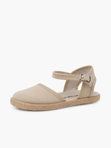 Pisamonas Sandale in Beige: Vorderseite