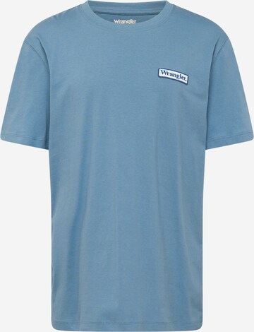 WRANGLER Koszulka w kolorze niebieski: przód