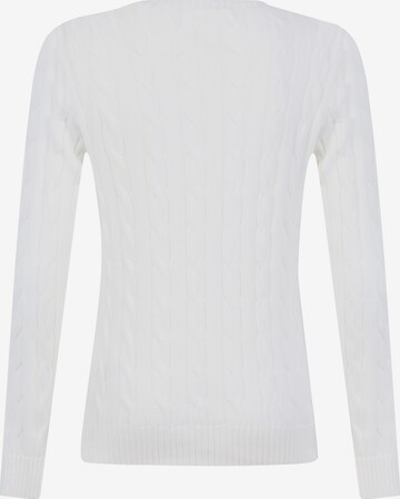 DENIM CULTURE Pullover 'Gratia' in Weiß