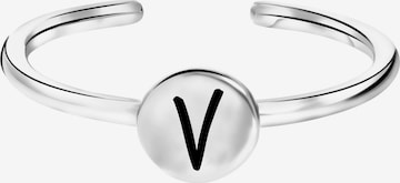 Lucardi Ring in Silver: front