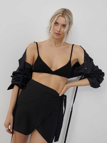 LeGer by Lena Gercke Triangel BH 'Amanda' in Zwart