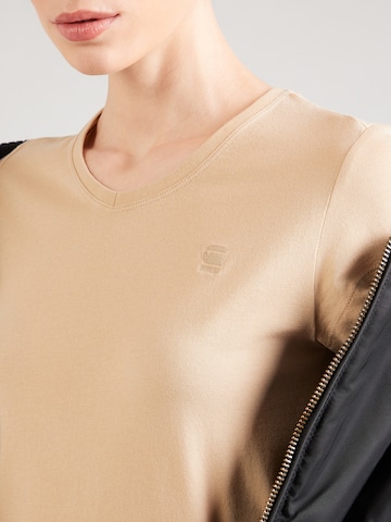 G-STAR Футболка 'Eyben' в Бежевый