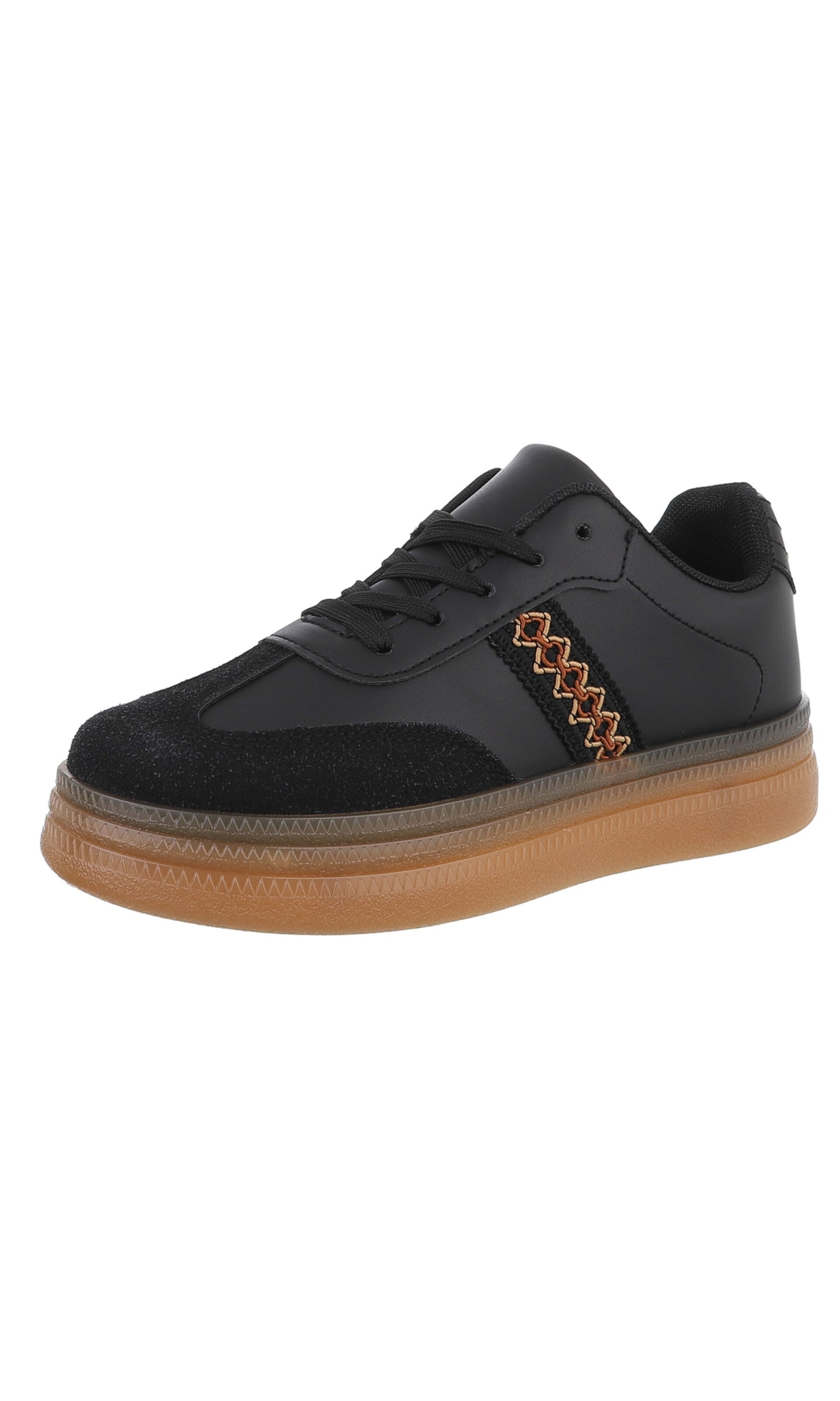 Ital-Design Sneakers in Black: front