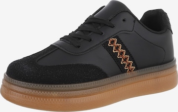 Ital-Design Sneakers in Black: front