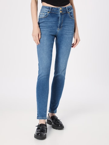 MORE & MORE Skinny Jeans in Blauw: voorkant