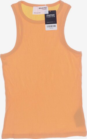 SELECTED Top & Shirt in S in Orange: front