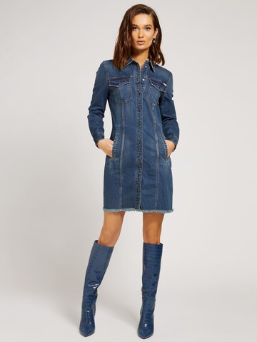 Rochie tip bluză de la GUESS pe albastru