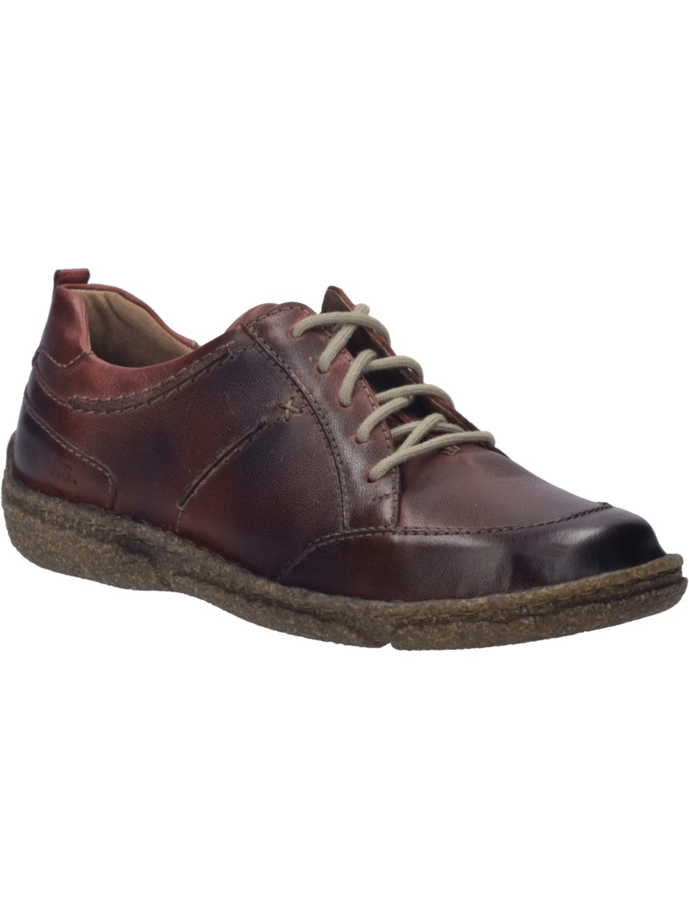 JOSEF SEIBEL Schnürschuh 'Josef Seibel Neele 70 Damen Halbschuh Leder'‌‌‌‌‌‌‌‌ in Rot: Vorderseite
