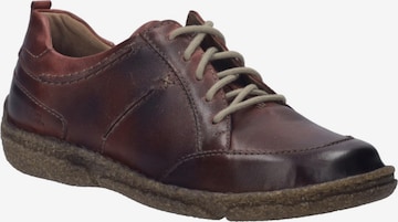 JOSEF SEIBEL Schnürschuh 'Josef Seibel Neele 70 Damen Halbschuh Leder' in Rot: Vorderseite