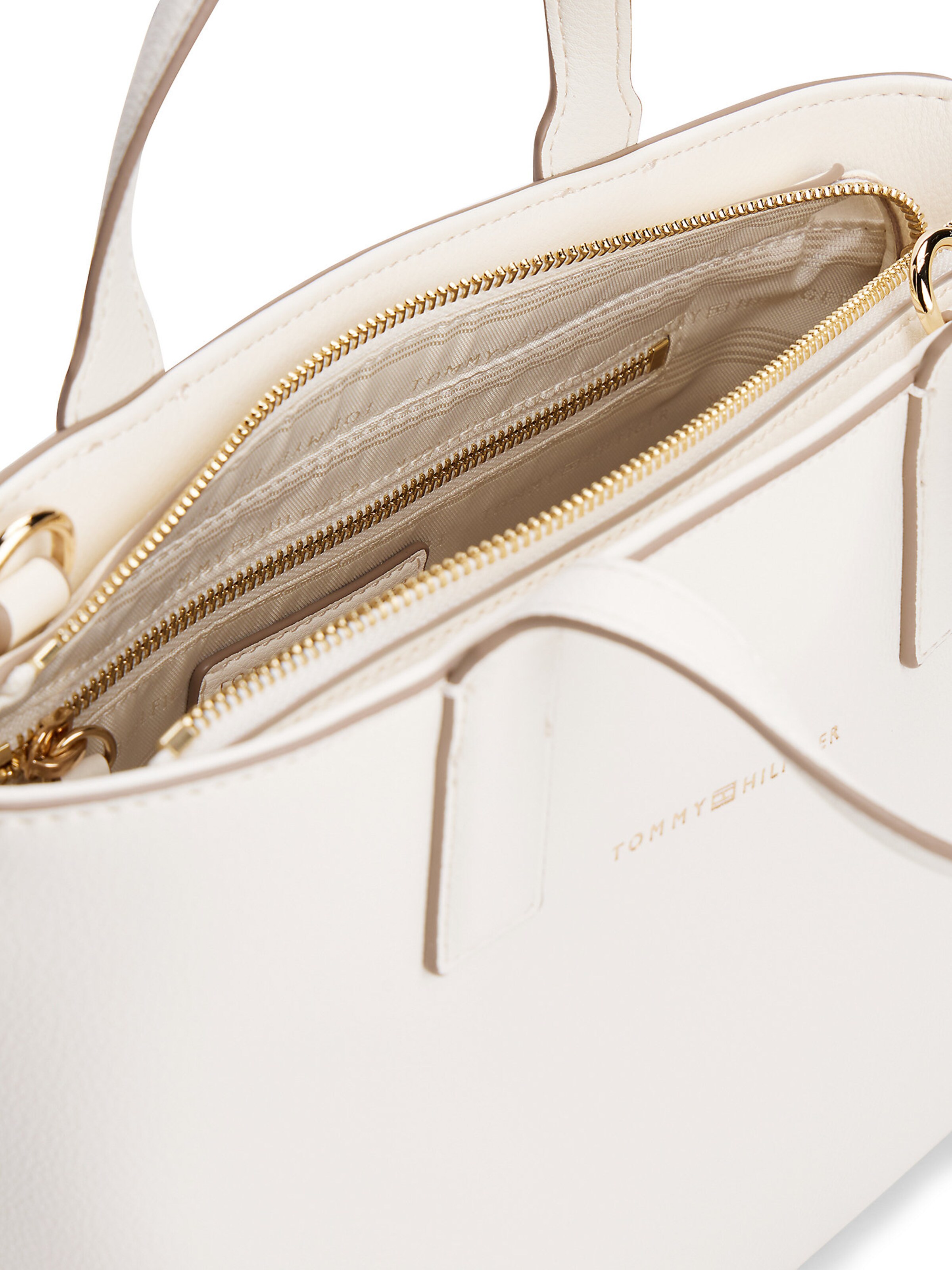 TOMMY HILFIGER Handtasche in Beige