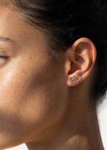 PURELEI - Pendientes 'Rosa Cuore' en oro