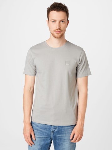 BOSS Orange T-shirt 'Tales 1' i grå: framsida