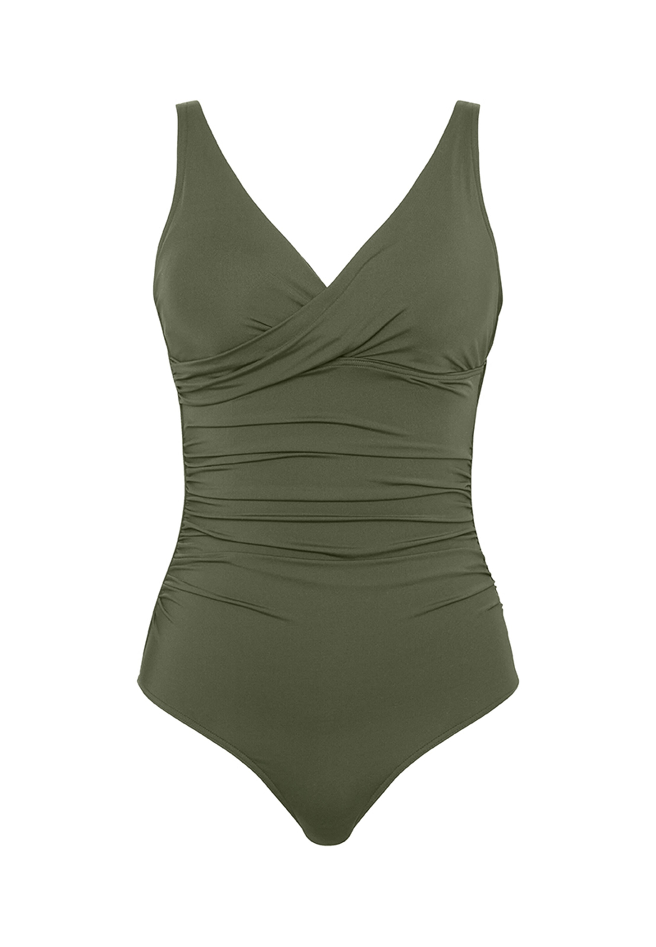 SEA LEVEL Swimsuit 'Essentials Edit' in Green: front