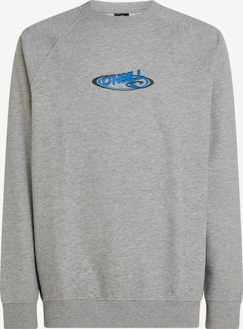 O'NEILLSweater majica 'Essentials 90'S Logo Crew' - siva boja: prednji dio