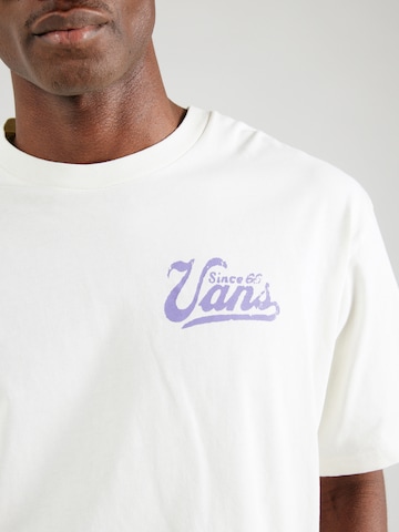 VANS - Camisa 'WAFFLE STOMP' em branco