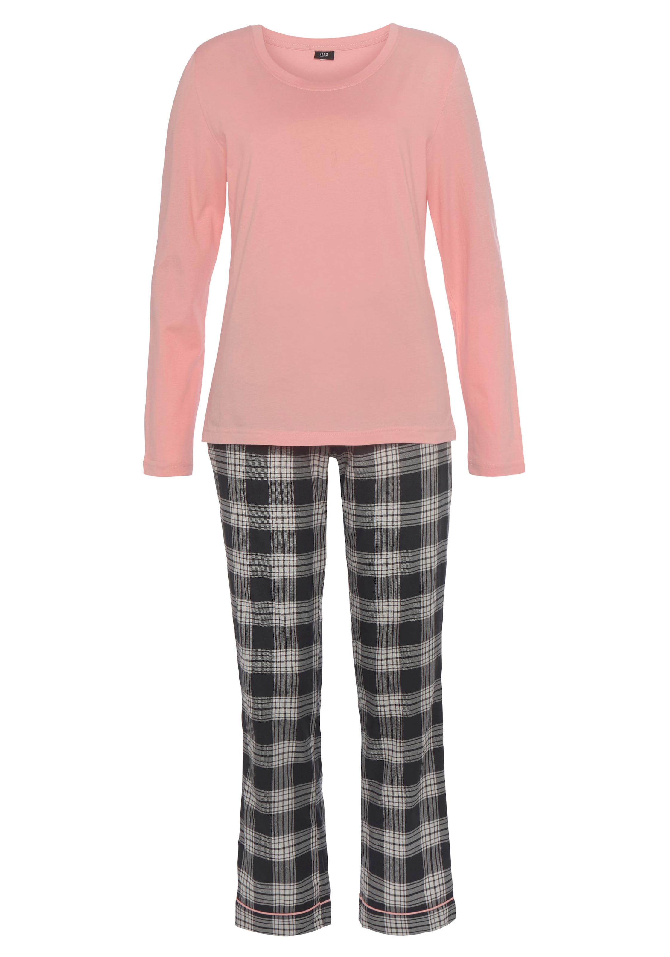 H.I.S Pyžamo - Ružová: predná strana