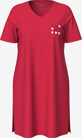 Ulla Popken Nightgown in Red: front