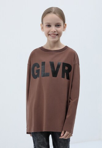 Gulliver Langarmshirt in Braun: Vorderseite
