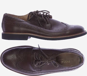 Polo Ralph Lauren Flats & Loafers in 43 in Brown: front