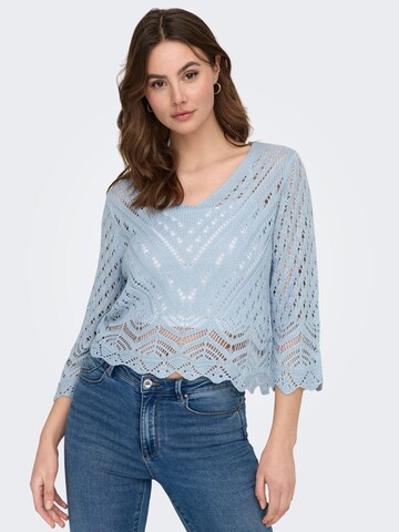 JDY - Jersey 'NEW SUN' en azul: frente