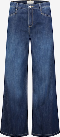 Cartoon Tapered Jeans in Blue: front