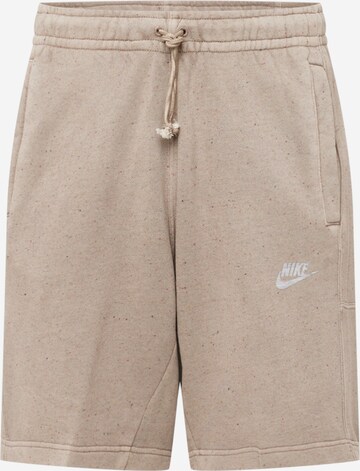 Nike Sportswear tavaline Püksid, värv hall: eest vaates