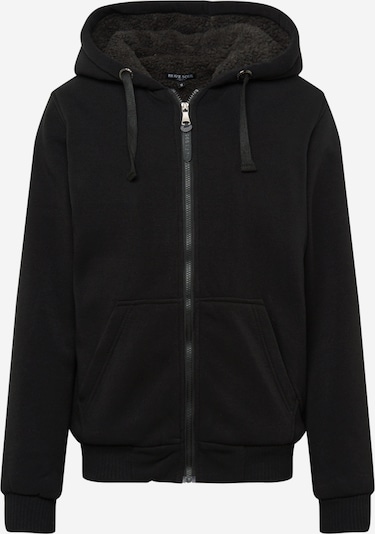 BRAVE SOUL Sweat jacket 'ZONEC' in black, Item view