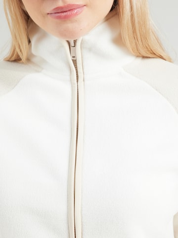 ONLY PLAY Athletic Fleece Jacket 'ONPJULIE' in White
