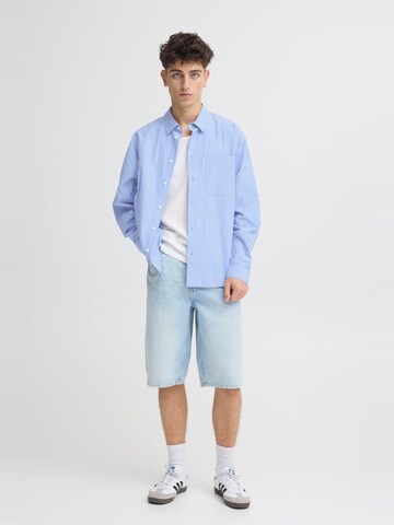 !Solid - Ajuste confortable Camisa 'SDTucker' en azul