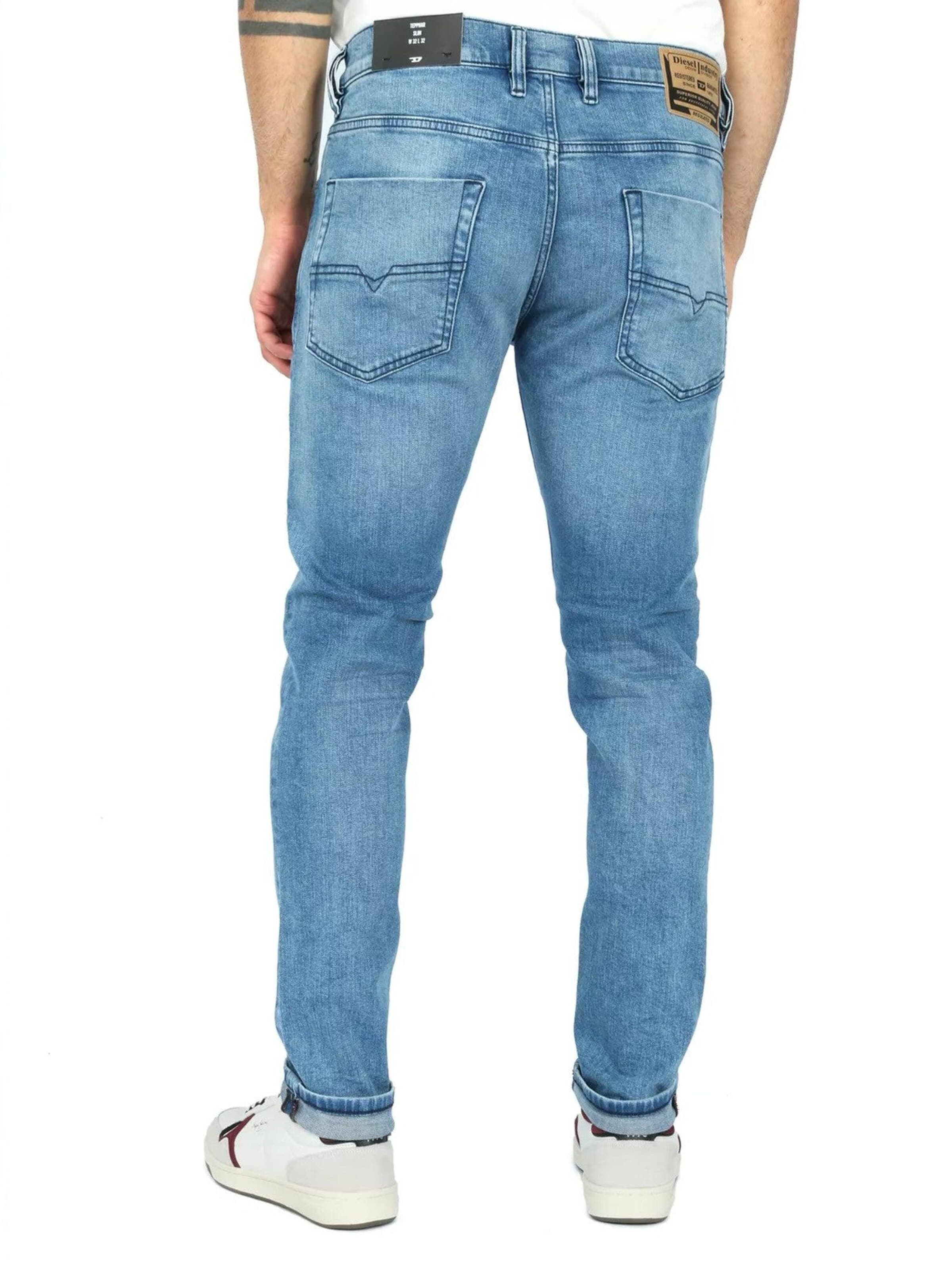 DIESEL Slimfit Jeansy 'Tepphar-X' w kolorze niebieski
