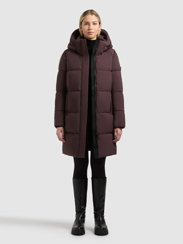 khujo Wintermantel 'Haya2' in Rood