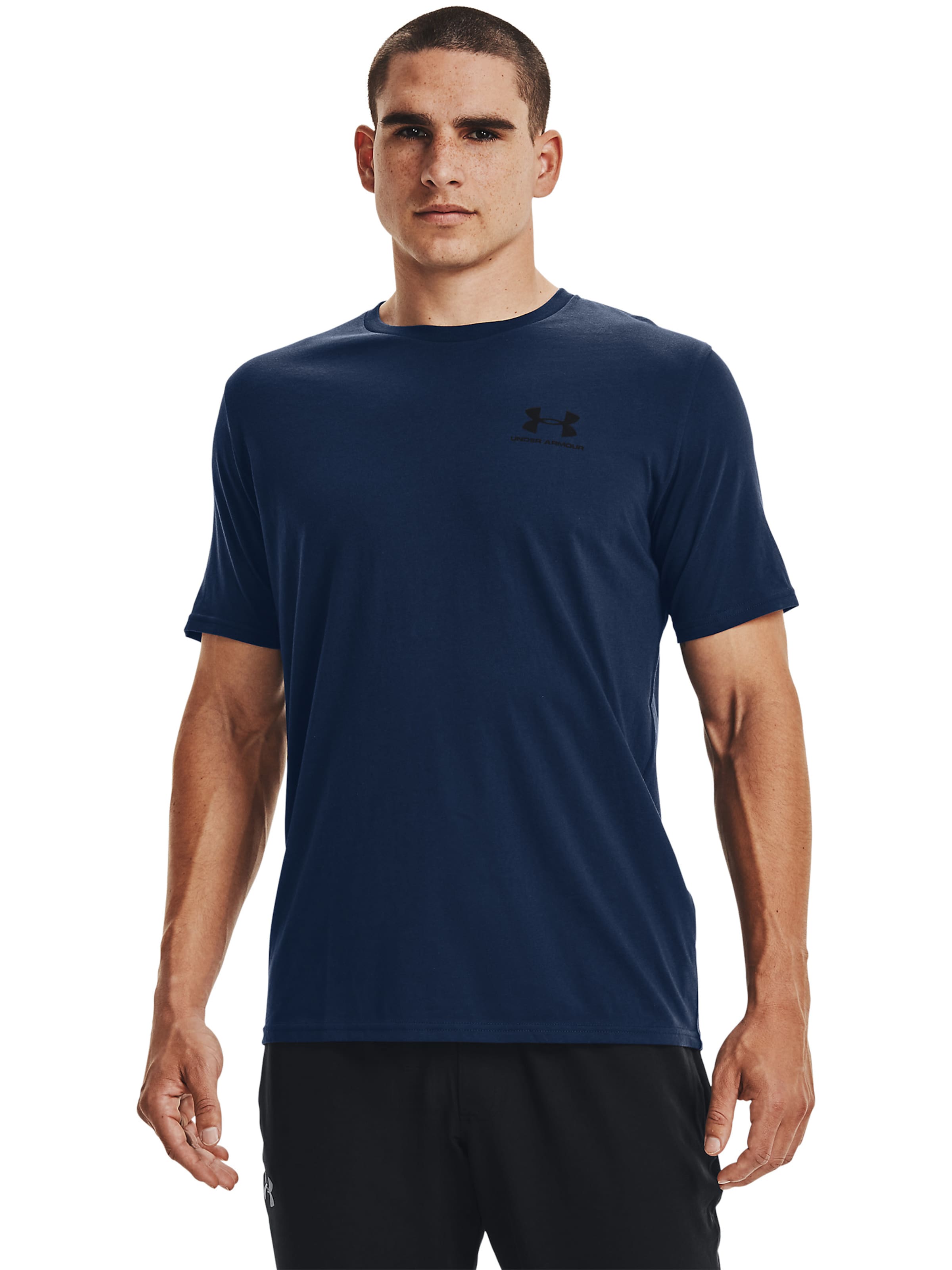 Tricou funcțional de la UNDER ARMOUR pe albastru: față