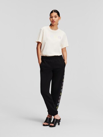 Karl Lagerfeld Regular Trousers in Black