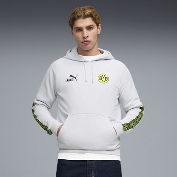 PUMA Sweatshirt 'Borussia Dortmund King' in Grau: Vorderseite