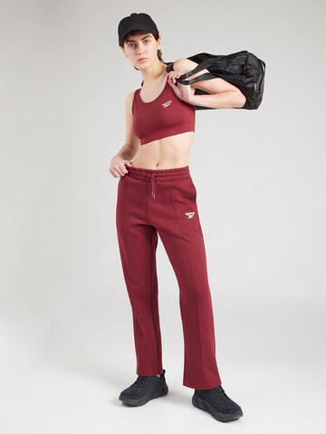 Reebok Normalny krój Spodnie sportowe 'BRIELLE' w kolorze czerwony