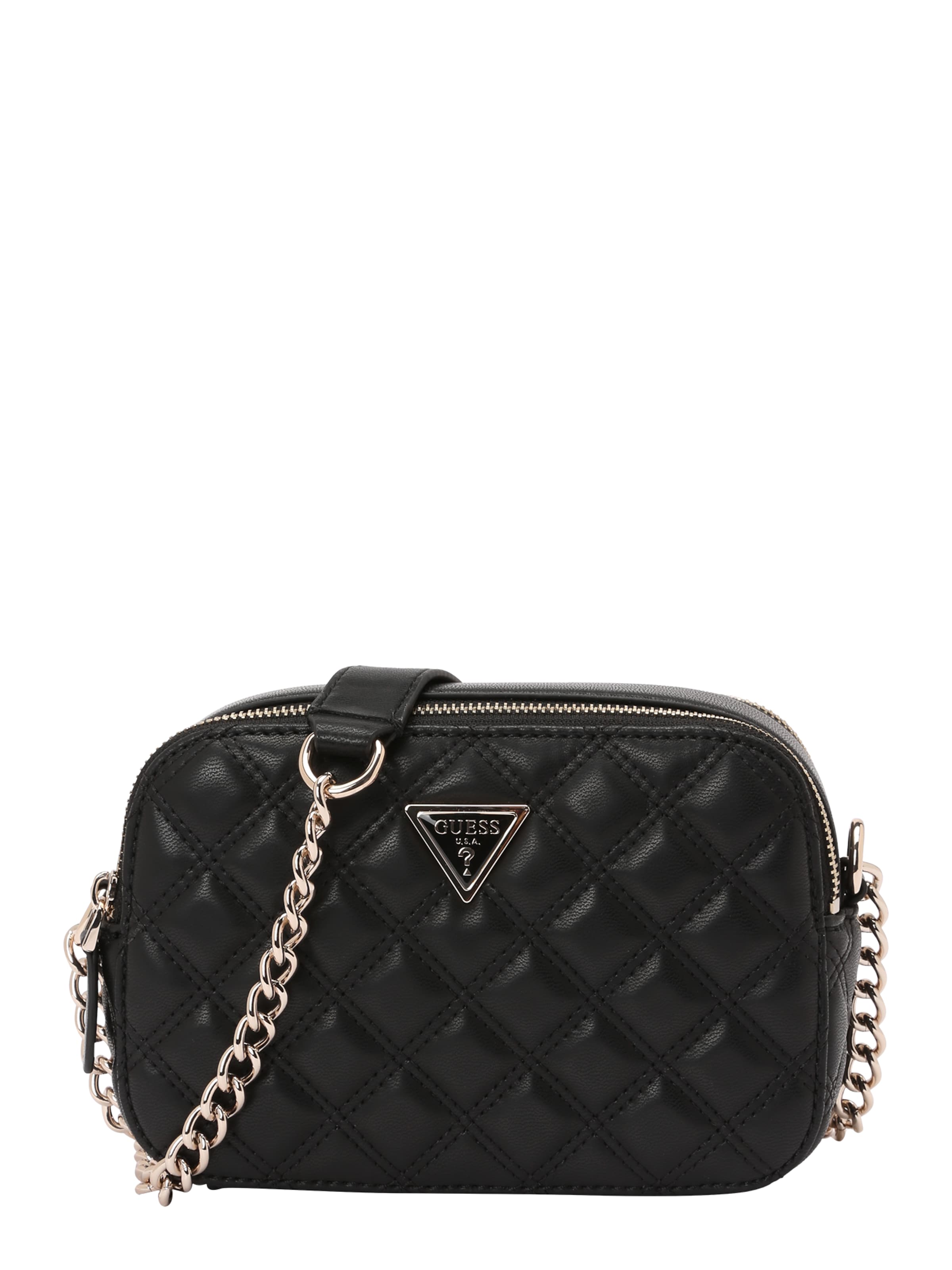 Borsa a tracolla &#x27;GIULLY II CAMERA BAG&#x27; di GUESS in nero: frontale