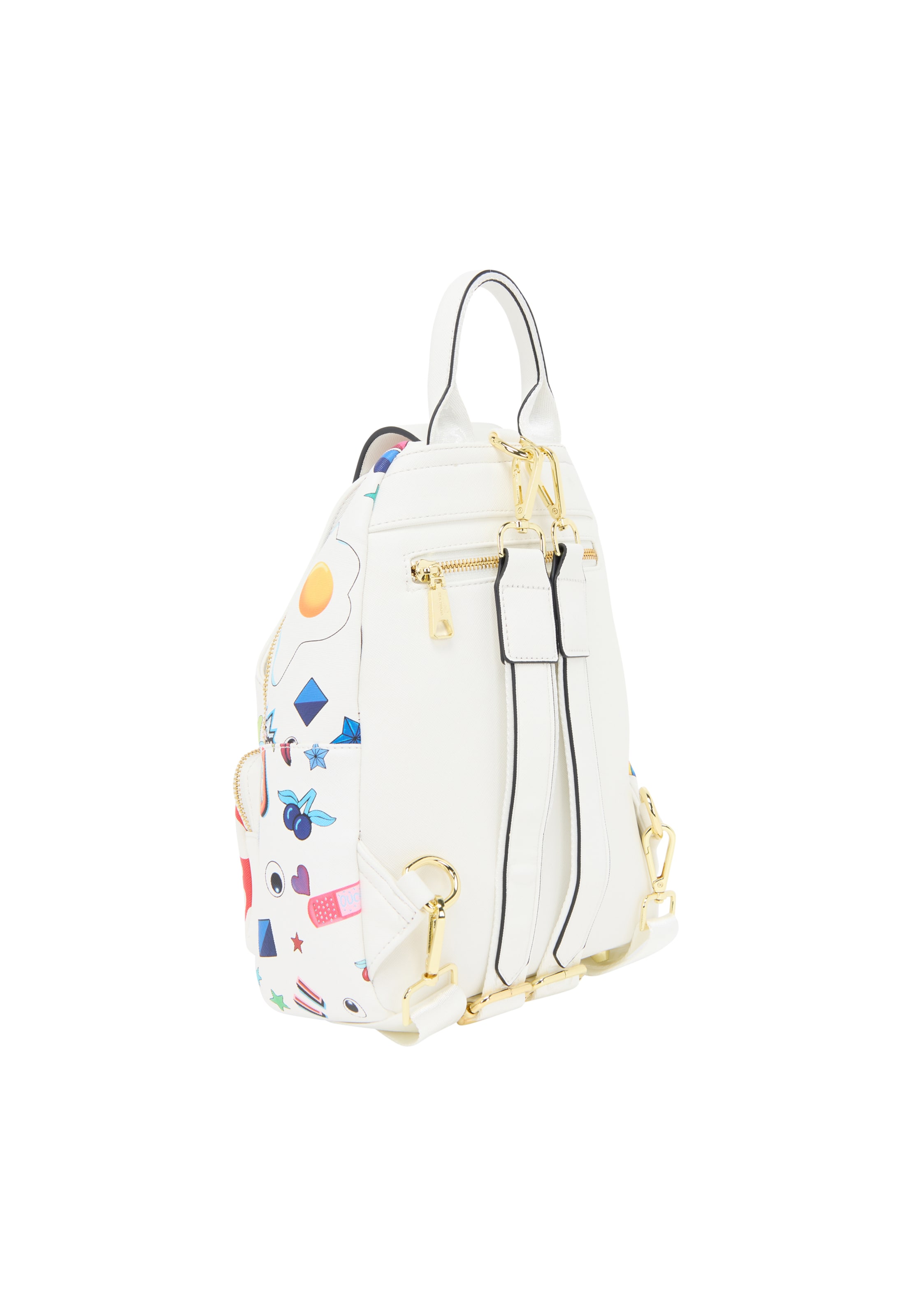 MYMO Batoh 'Pop Eyetheme' - Biela