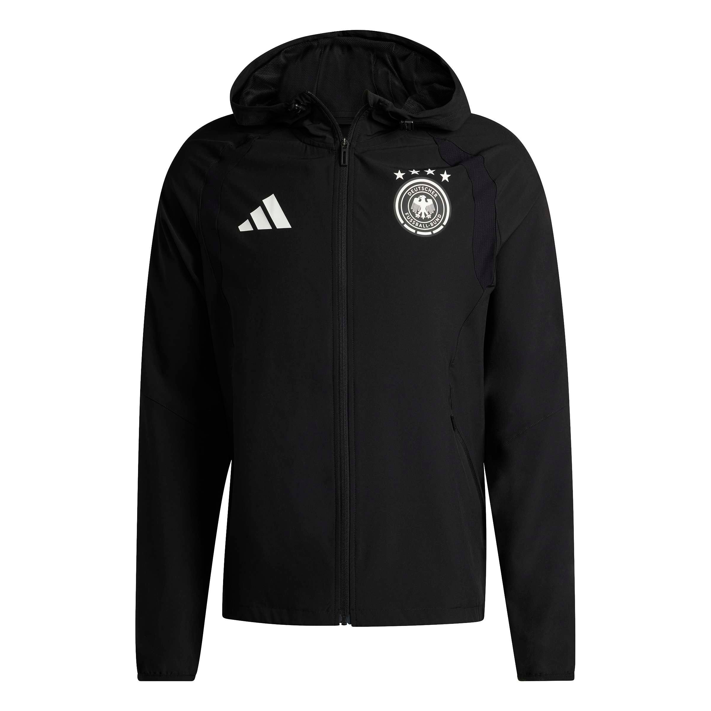 ADIDAS PERFORMANCE - Chaqueta deportiva en negro: frente