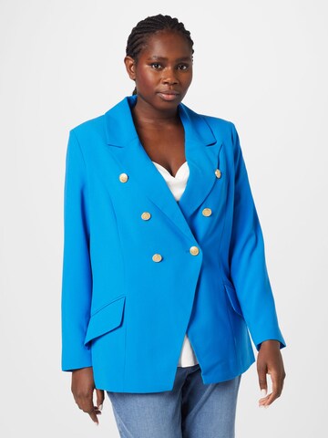 ONLY Carmakoma Blazer 'Gry' in Blue: front